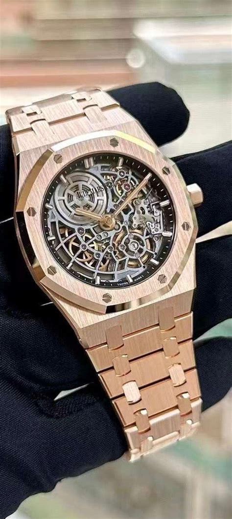 audemars piguet squelette or rose|Audemars Piguet Royal Oak Jumbo Squelette Rose .